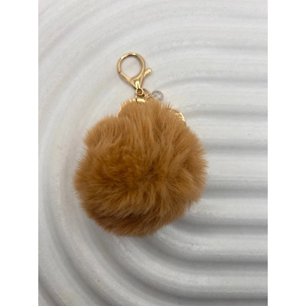 NWT Trendy Red Bow Keychain NWT – Puffy Fabric‎ Charm Accessory Cute Gift